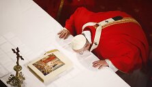 Popiežius Pranci&scaron;kus Sofijos sobore