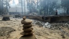 Sudegęs miestelis Oregono valstijoje