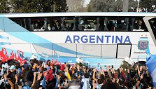 Argentinos futbolo rinktinė sugrįžo namo