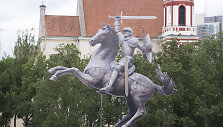 Vytis Luki&scaron;kių aik&scaron;tėje