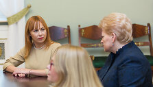 Jurgita Petrauskienė ir Dalia Grybauskaitė