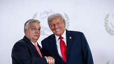 Viktoras Orbanas ir Donaldas Trumpas / Michael Kappeler / dpa/picture-alliance