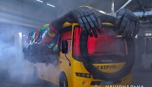 Ukrainos policijos &bdquo;autobusas vaiduoklis&ldquo;