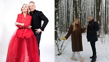 Laura Remeikienė ir grupės &bdquo;Vairas&ldquo; vokalistas Rolandas Janu&scaron;as 