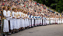 Dainų &scaron;ventės atidarymas Kaune