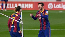 Antoine'as Griezmannas ir Lionelis Messi