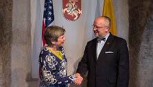 Juozas Olekas ir JAV valstybės sekretoriaus pavaduotoja Rose Gottemoeller