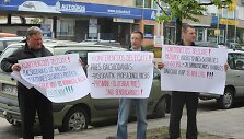 Piketuojantys VVT darbuotojai