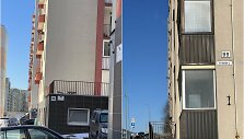 Vasario 16-ąją nei&scaron;kelta Lietuvos vėliava Vėtrungių gatvėje