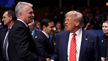 Gitanas Nausėda ir Donaldas Trumpas / Toby Melville / REUTERS