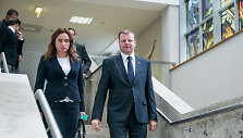 Milda Vainiutė ir Saulius Skvernelis