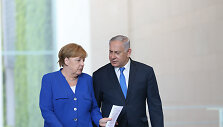 Angela Merkel ir Benjaminas Netanyahu