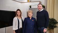 Dileta Me&scaron;kaitė-Kisielienė, Dalia Grybauskaitė ir Donatas Kisielius