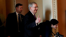 JAV Senato respublikonų daugumos lyderis Mitchas McConnellas