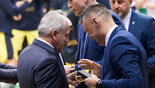 Željko Obradovičius ir &Scaron;arūnas Jasikevičius
