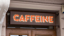 &bdquo;Caffeine&ldquo; logotipas