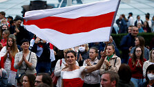 Protestuotojai Minske