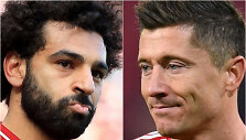 Mohamedas Salahas ir Robertas Lewandowskis