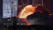 Irano raketos sprogimas Tel Avive