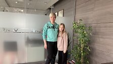 Ukrainietė Ana su dukra Antastasija Lietuvą pasiekė po 4 paras trukusios kelionės.
