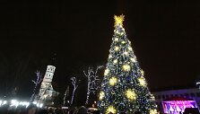 Kalėdų eglės įžiebimas &Scaron;iauliuose
