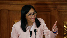 Venesuelos viceprezidentė Delcy Rodriguez
