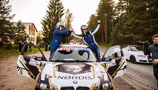 Ovidijus Va&scaron;takas ir Matas Žalandauskas &bdquo;Rally Auk&scaron;taitija&ldquo; varžybose