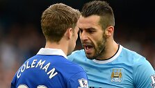 Seamus Colemanas ir Alvaro Negredo