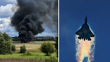 Sudužo naikintuvas Su-57