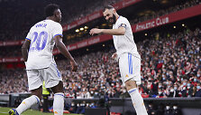 Vinicius Junioras ir Karimas Benzema