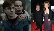 Warwickas Davisas su žmona Samantha; &bdquo;Hario Poterio&ldquo; kadras