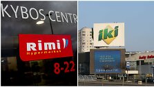 Prekybos centras RIMI ir prekybos centras IKI