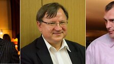 Ranką prie&scaron; sutuoktines pakėlę Aleksandras Pogrebnojus, Egidijus Vareikis, Gintaras Einikis