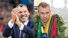 &Scaron;arūnas Jasikevičius ir Tomas Masiulis kartu dar nuo sporto mokyklos laikų