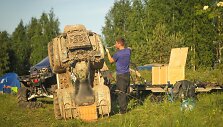 &bdquo;Ladoga Trophy&ldquo; bekelės maratono dalyvių stovykloje