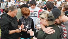 &Scaron;ūviai prane&scaron;ti Appalachee vidurinėje mokykloje / MEGAN VARNER / Getty Images via AFP