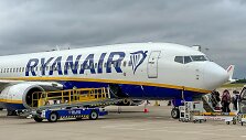 &bdquo;Ryanair&ldquo; lėktuvas Londono Stanstedo oro uoste (asociatyvi nuotr.)