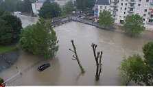Apsemtas miestelis Prancūzijoje
