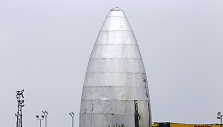 &bdquo;SpaceX&ldquo; erdvėlaivio &bdquo;Starship&ldquo; prototipas Boka Čikoje