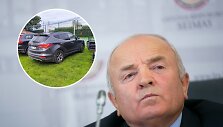 Vytautas Kamblevičius ir jo automobilis &bdquo;Hyundai Santa Fe&ldquo;