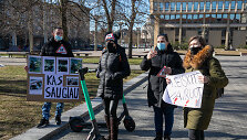 Protesto akcija &bdquo;Atidarom Regitrą&ldquo;