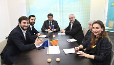 Carleso Puigdemont'o, Rogerio Torrento ir keturių paleistos vyriausybės narių susitikimas