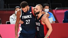Rudy Gobert'as ir Evanas Fournier