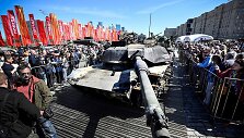 JAV tankas &bdquo;Abrams&ldquo; tapo Rusijos karo trofėju