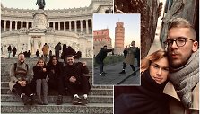 &bdquo;Žemaitukų&ldquo; Lino ir Ovidijus vie&scaron;nagė Italijoje su &scaron;irdies draugėmis