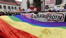 Homoseksualų santuokų &scaron;alininkai Kroatijoje