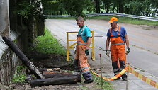 Nuoplova Verkių gatvėje Vilniuje