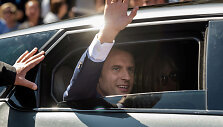 E.Macronas po pergalės prezidento rinkimuose pasikeitė