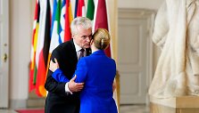Gitanas Nausėda atvyksta į Europos Vadovų Tarybos susitikimą / MADS CLAUS RASMUSSEN / AFP
