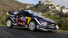 Sebastian Ogier su &scaron;turmanu Julienu Ingrassia (Ford Fiesta WRC) Korsikos ralyje 
